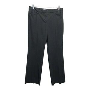 NEW YORK & CO. Flared Pin‎ striped black Dress pants.  Size 10